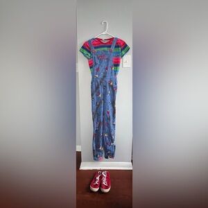 Kids Chucky overalls costume